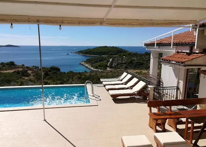 Amazing View With Swimingpool House Panorama Rogoznica (Sibenik-Knin)